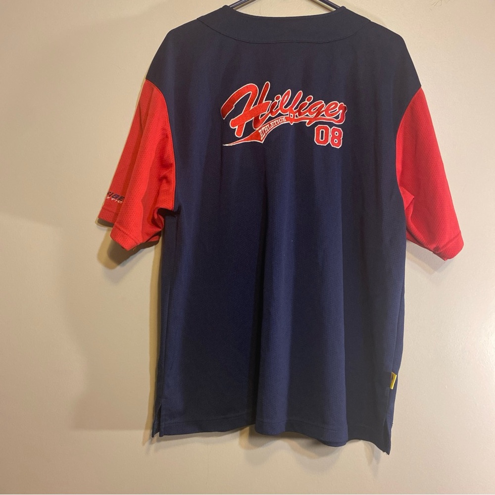 Hilfiger Athletics Baseball Jersey Sz Medium Tommy Hilfiger Vintage Baggy Y2k